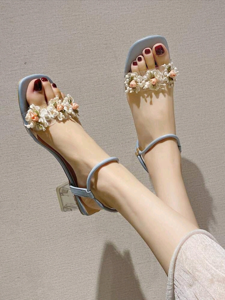 SHEIN Floral Elegance Sandals