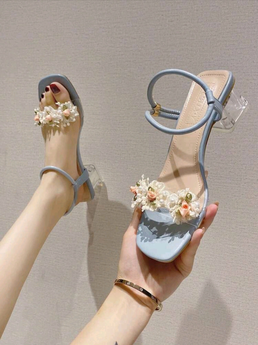 SHEIN Floral Elegance Sandals